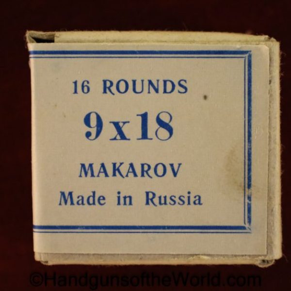 Russian, Makarov, 9 x 18mm, Ammo, Ammunition, Russia, Mak, 9x18, 9 x 18, 9x18mm, Soviet, Soviet Union, Tula, Handgun, Pistol, Hand gun