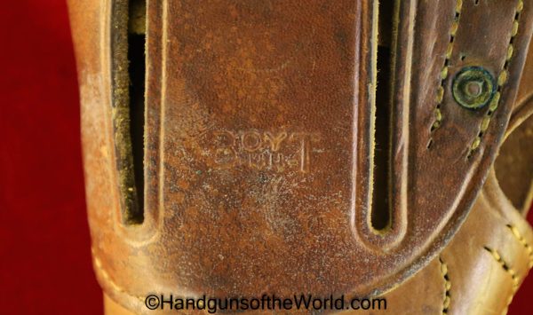 boyt, 1944, 44, Colt, 1911, 1911A1, Holster, WWII, WW2, Original, US, USA, America, American, Collectible, Handgun, Pistol, mrt