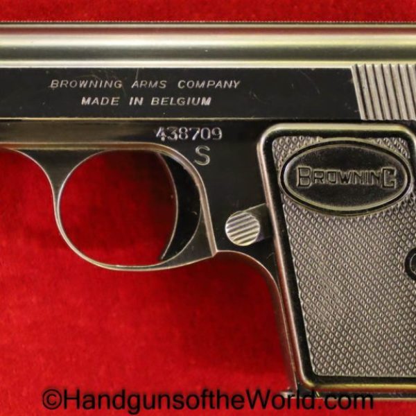Browning, Baby, 6.35mm, 1968, Handgun, Pistol, C&R, Collectible, VP, Vest Pocket, 6.35, .25, 25, acp, auto, Hand gun, Belgian, Belgium, USA, American