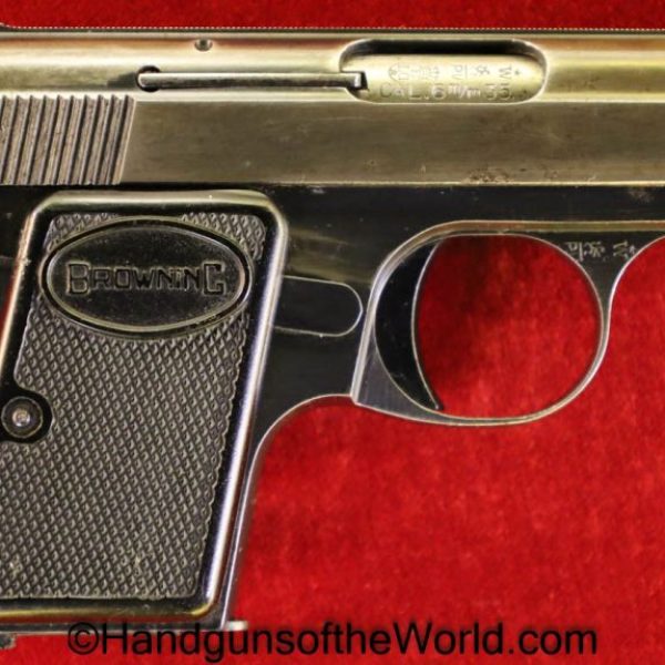 Browning, Baby, 6.35mm, 1968, Handgun, Pistol, C&R, Collectible, VP, Vest Pocket, 6.35, .25, 25, acp, auto, Hand gun, Belgian, Belgium, USA, American