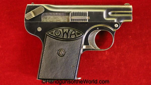 OWA, VP, Vest Pocket, 2nd Model, 2nd, Second, Model, Austria, Austrian, 1924, Handgun, C&R, Collectible, Pistol, 6.35, .25, .25acp, .25 auto, 25, .25 acp