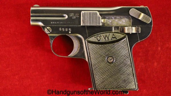 OWA, VP, 6.35mm, 1st Model, 1922, Vest Pocket, Austria, Austrian, Handgun, Pistol, C&R, Collectible, First Model 6.35, .25, .25acp, .25 acp, .25 auto