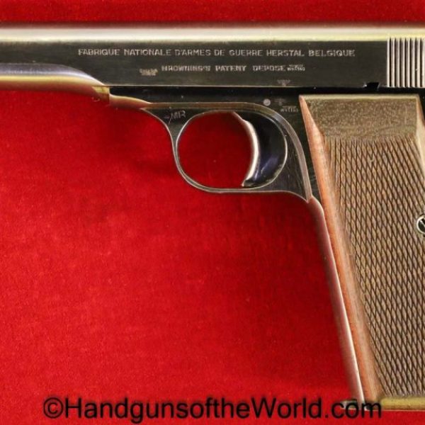 FN, 1922, Browning, 7.65mm, Early, Nazi, WaA140, Proofed, Full Rig, German, Germany, WaA 140, Handgun, Pistol, C&R, Collectible, WWII, WW2, Belgian, Belgium