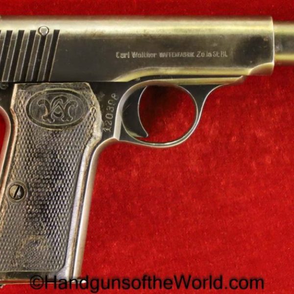 Walther, 4, IV, Model 4, 7.65mm, German, Germany, WW1, WWI, Handgun, Pistol, C&R, Collectible, Pocket, 32, .32, acp, auto, 7.65, Hand gun, Imperial