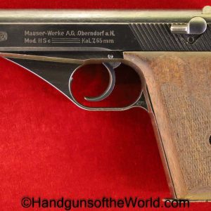 Mauser, HSc, 7.65mm, Late War, WWII, WW2, German, Germany, Nazi, Handgun, Pistol, C&R, Collectible, Pocket, 32, .32, acp, auto, 7.65, WaA135, WaA 135