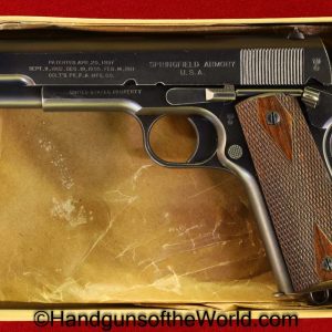 Colt, Springfield, Armory, Springfield Armory, 1911, .45acp, 45, .45, US, Army, WWI, WW1, Handgun, Pistol, C&R, Collectible, USA, America, American