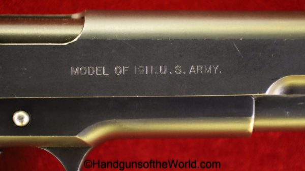 Colt, Springfield, Armory, Springfield Armory, 1911, .45acp, 45, .45, US, Army, WWI, WW1, Handgun, Pistol, C&R, Collectible, USA, America, American