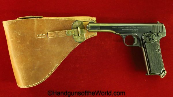 FN, 1922, Browning, .380, Nazi, German, Germany, WWII, WW2, Dutch, WaA613, WaA 613, with Holster, Handgun, Pistol, C&R, Collectible, Belgian, Belgium, 380