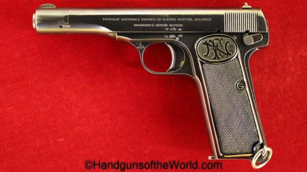 FN, 1922, Browning, .380, Nazi, German, Germany, WWII, WW2, Dutch, WaA613, WaA 613, with Holster, Handgun, Pistol, C&R, Collectible, Belgian, Belgium, 380