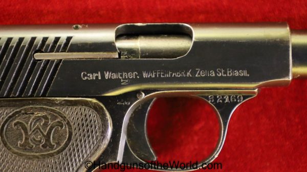 Walther, 7, Model 7, 6.35mm, 1st, Variation, First, Variant, German, Germany, Handgun, Pistol, C&R, Collectible, 6.35, 25, .25, .25acp, .25 auto, Hand gun