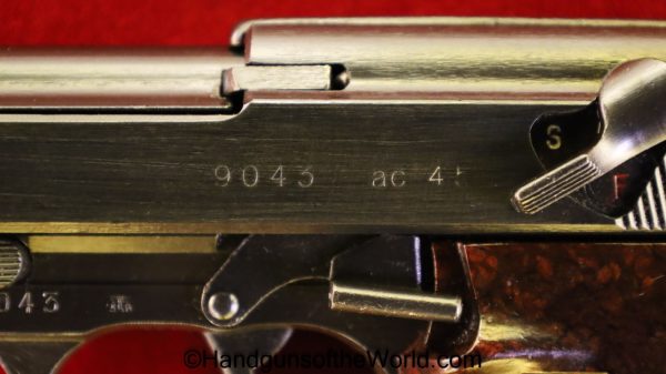 Walther, P38, P.38, P 38, P-38, AC-45, 1945, ac, 45, 9mm, Nazi, German, Germany, WW2, WWII, Handgun, Pistol, C&R, Collectible, ac45, ac 45
