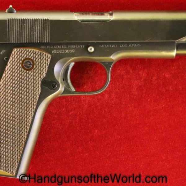 Colt, 1911, 1911A1, .45acp, 45, .45, US, Army, 1944, USA, America, American, Handgun, Pistol, C&R, Collectible, WWII, WW2, auto, acp, Hand gun