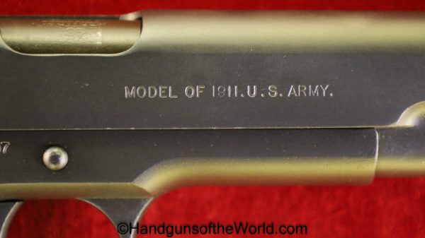 Colt, Springfield, Armory, Springfield Armory, 1911, .45acp, 45, .45, US, Army, USA, America, American, WWI, WW1, 1916, Handgun, Pistol, C&R, Collectible