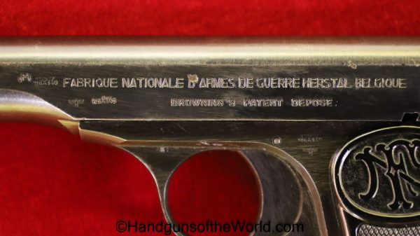 FN, 1922, Browning, 7.65mm, Late War, German, Germany, Nazi, Handgun, Pistol, C&R, Collectible, Belgium, Belgian, WWII, WW2, WaA140, WaA 140, .32, 32, 7.65
