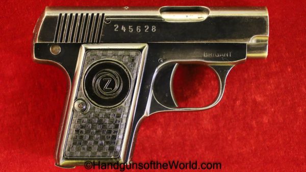 CZ, Z, Pistol, 6.35mm, German, Retailer Marked, Germany, Post-War, Post War, Handgun, C&R, Collectible, VP, Vest Pocket, Brigant, 25, .25, acp, auto, 6.35