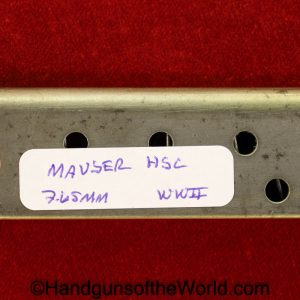 Mauser, HSc, Magazine, 7.65mm, WWII, Era, WW2, Original, Collectible, Handgun, Pistol, German, Germany, Smooth, Base, 32, .32, acp, auto, 7.65, Unmarked