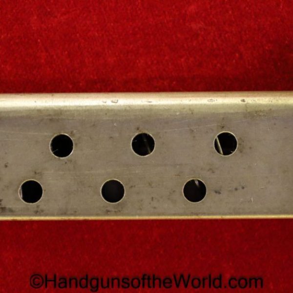 Mauser, HSc, Magazine, 7.65mm, WWII, Era, WW2, Original, Collectible, Handgun, Pistol, German, Germany, Smooth, Base, 32, .32, acp, auto, 7.65, Unmarked