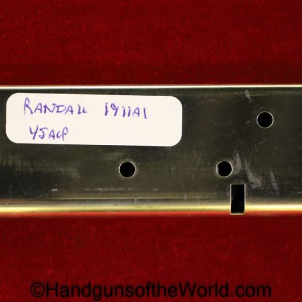 Randall, 1911, 1911A1, .45acp, Magazine, Clip, Mag, Original, .45, .45 acp, .45 auto, Handgun, Pistol, Hand gun