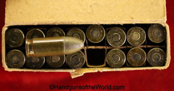 Walthe,r P-38, Luger, P.08, 9mm, WWII, Ammo, WW2, Ammunition, Original, Handgun, Pistol, German, Germany, P38, P08, P 08, P 38, P.38. P-08, 1942, 1944