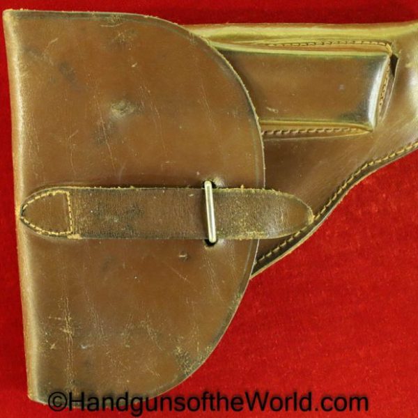 Beretta, 1934, 1935, Holster, WWII, WW2, Brown, leather, breakaway, Original, Italy, Italian, Handgun, Hand gun, Pistol, Collectible