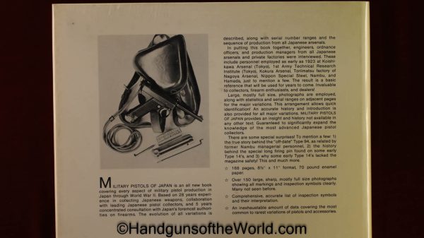 Military Pistols of Japan, Book, Fred L. Honeycutt Jr, 2nd, Edition, Autographed, Second, Pistol, Handgun, Hand gun, Japan, Japanese, Autograph, Collectible