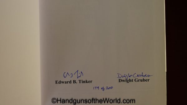 Police, Luger, Book, Edward Tinker, Dwight Gruber, Autographed, Autograph, P08, P.08, P 08, P-08, Collectible, German, Germany
