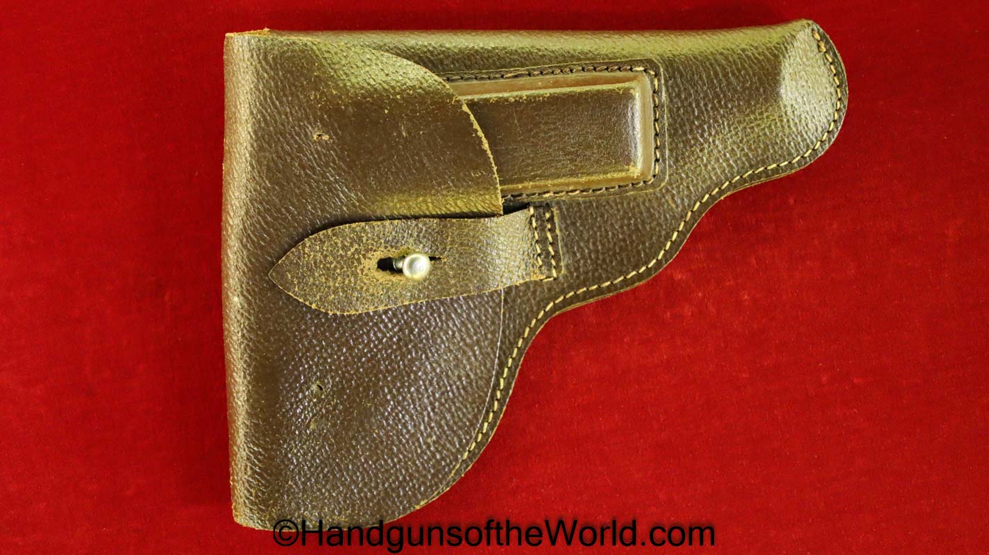 Mauser, HSc, Holster, brown, leather, pebble grain, Original, German, Germany, WWII, WW2, Collectible, Handgun, Pistol, Hand gun