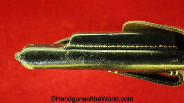 Mauser, HSc, Holster, Black, leather, breakaway, jhg44, Nazi, WaA41, Original, German, Germany, WWII, WW2, Collectible, Handgun, Pistol, jhg, 44, 1944