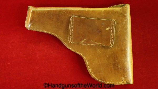 Norwegian, Norway, Kongsberg, Colten, 1911, Colt, 1914, Holster, brown, leather, Original, Handgun, Hand gun, Pistol, Collectible
