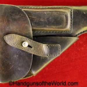 Walther, PP, Holster, WWII, WW2, brown, leather, breakaway, Handgun, Hand gun, Pistol, Original, German, Germany, Collectible, Black