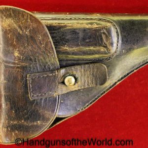 Walther, PP, Holster, Nazi, German, Germany, WWII, WW2, Handgun, Pistol, Period, Original, Leather, Hand gun, black