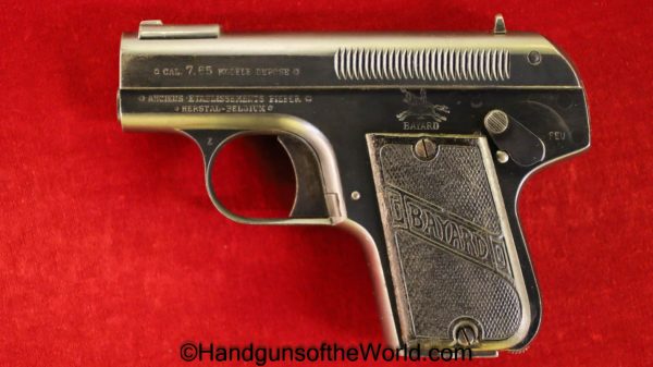 Bayard, 1908, 7.65mm, Late Production, Late, 7.65, .32, 32, acp, auto, Belgian, Belgium, Handgun, Pistol, C&R, Collectible, Late, Hand gun, Pocket