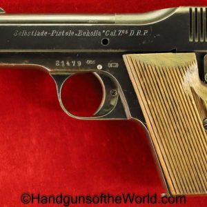 Becker & Hollander, Beholla, 7.65mm, German, WWI, Imperial Proofed, WW1, Germany, Handgun, Pistol, C&R, Collectible, 32, .32, acp, auto, 7.65, Pocket