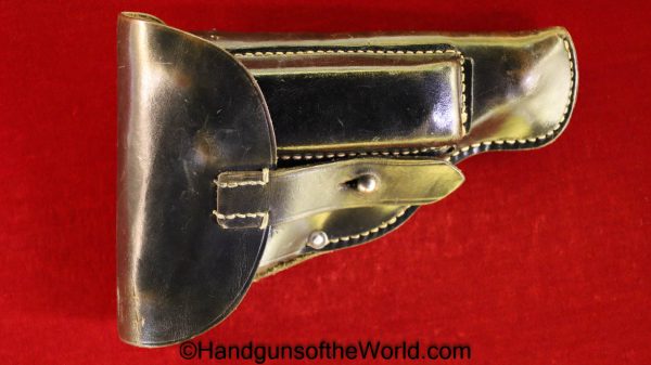 Mauser, HSc, 7.65mm, Nazi, Police, Eagle L, Matching Magazine, Full Rig, Matching Mag, Matching Clip, .32, 32, 7.65, acp, auto, Handgun, Pistol, C&R, Collectible, German, Germany, WWII, WW2, E/L, E L, Eagle/L, with Holster, Holster