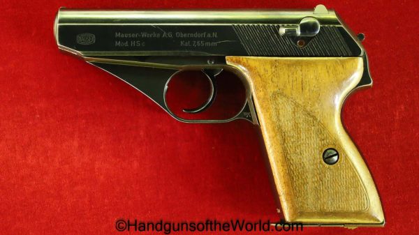 Mauser, HSc, 7.65mm, Nazi, Police, Eagle L, Matching Magazine, Full Rig, Matching Mag, Matching Clip, .32, 32, 7.65, acp, auto, Handgun, Pistol, C&R, Collectible, German, Germany, WWII, WW2, E/L, E L, Eagle/L, with Holster, Holster