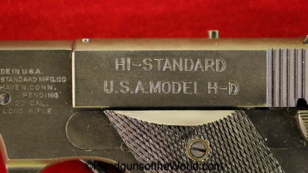 High Standard, HD-USA, .22lr, US Property, Incredible, Hi Standard, 22, 22lr, .22, HD, USA, Handgun, Pistol, C&R, Collectible, WWII, WW2, Trainer, American
