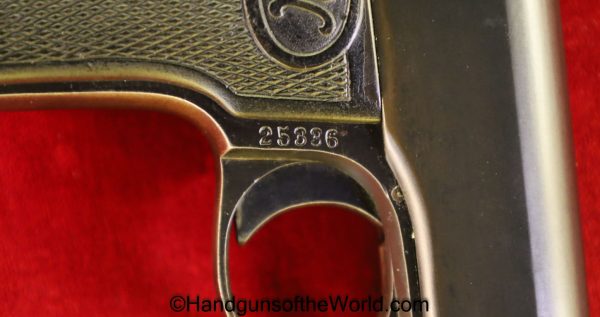 Walther, 3, III, Model 3, 7.65mm, 7.65, 32, .32, acp, auto, German, Germany, Handgun, Pistol, Hand gun, Pocket
