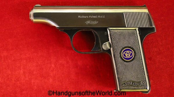 Walther, 8, Model 8, 6.35mm, 2nd, Variation, with Holster, Second, Variant, German, Germany, VP, Vest Pocket, Handgun, Pistol, C&R, Collectible, 25, .25