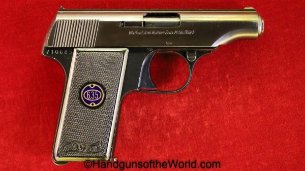 Walther, 8, Model 8, 6.35mm, 2nd, Variation, with Holster, Second, Variant, German, Germany, VP, Vest Pocket, Handgun, Pistol, C&R, Collectible, 25, .25