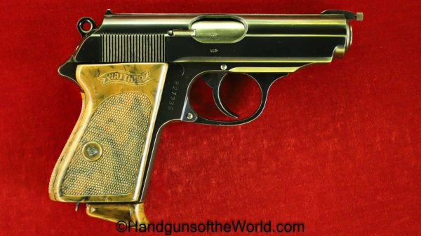 Walther. PPK, 7.65mm, RZM, Radium Front Sight, Night Sight, German, Germany, 1934, Handgun, Pistol, C&R, Collectible, 32, .32, acp, auto, Pocket, 7.65