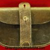 British, Britain, England, English, Pouch, Original, Collectible, Field Gear, Ammo, Ammunition, Handgun, Hand gun, Revolver, Pistol, Rifle, Brown, Leather