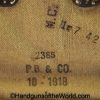 Colt, 1911, 1911A1, Double, Mag, Pouch, P.B. + Co, 1918, USMC, 1942, Reissued Green Canvas, Green, Canvas, Magazine, Clip, USA, American, America, WWII, WW2