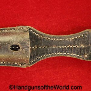 German, Germany, Nazi, K98k, K98, 98, 98K, Bayonet, Hanger, Black, Leather, jkh41, 1941, jkh, 41, jkh 41, WWII, WW2, Original, Collectible, Frog