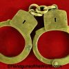 Chinese, China, Handcuffs, Full Brass, Brass, Original, Collectible, Field Gear, Hand, Cuffs, Hand Cuffs, Handcuff, Cuff, Vintage