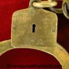Chinese, China, Handcuffs, Full Brass, Brass, Original, Collectible, Field Gear, Hand, Cuffs, Hand Cuffs, Handcuff, Cuff, Vintage