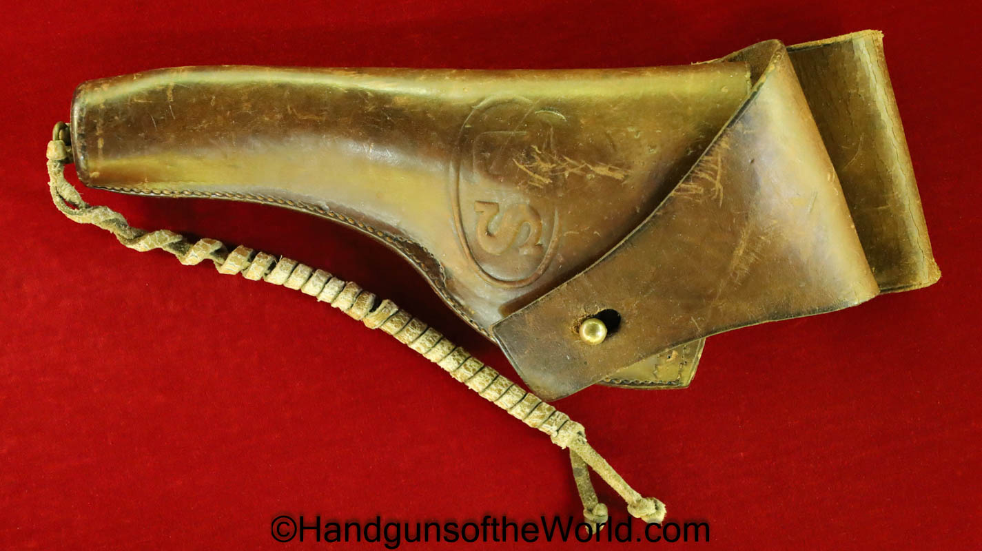 S&W, 1917, Revolver, Holster, Brown, leather, G&K, Colt, Smith and Wesson, Original, Collectible, US, Smith & Wesson, WWI, WW1, Handgun, Hand gun