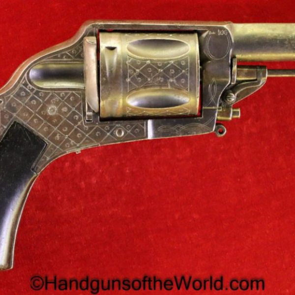 Baby Hammerless, Double Action, 11.3mm, Montenegrin, NI Proofed, Giant Size, Handgun, Revolver, C&R, Collectible, Belgian, Belgium, Hand gun