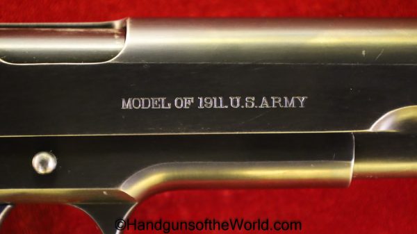 Colt, 1911, .45acp, US, Army, 1913, Incredible, America, American, USA, WWI, WW1, Handgun, C&R, Collectible, Pistol, 45, .45, acp, auto, Rare, Mint