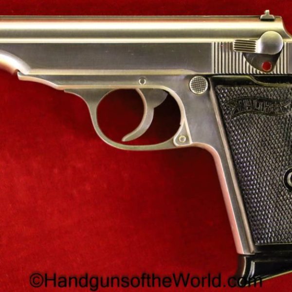 Walther, PP, 7.65mm, Post-War, Assembled, with Alloy Frame, Full Rig, German, Germany, Post War, .32, 32, acp, auto, 7.65, Alloy, Dural, Frame, with Holster