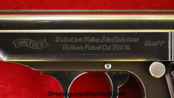 Walther, PP, 7.65mm, Like New in Box, LNIB, Boxed, with Box, 7.65, 32, .32, acp, auto, German, Germany, Handgun, Pistol, C&R, Collectible, Pocket, Hand gun